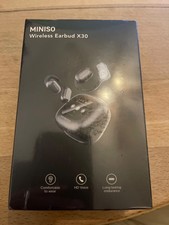 MINISO X30 V5.4 Wireless Bluetooth Earbuds Black NEW