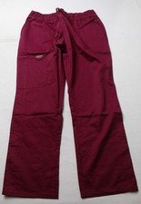 Cherokee Uniforms Women's Petite Tapered Leg Scrub Pant EJ3 Wine Medium NWT