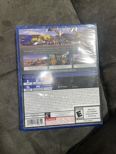 Construction Simulator PS4 PlayStation 4 BRAND NEW SEALED! - Picture 2 of 2