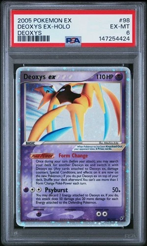 2005 Pokemon EX Deoxys #98 Deoxys ex Holo PSA 6 EX-MT