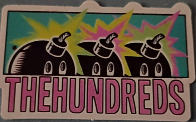 The Hundreds Bomb Mascot Non-Sport Sticker Cartoon/Novelty Paper Regular Finish