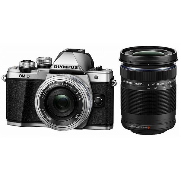美品　OLYMPUS OM-D E-M10 MarkⅡ シルバー 中古 1年保証 美品 OLYMPUS OM-D E-M10 Mark II ダブルズームキット