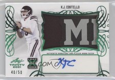 2021 Leaf Trinity Green Spectrum 40/50 KJ Costello #PA-KJC Patch Auto 1bo7