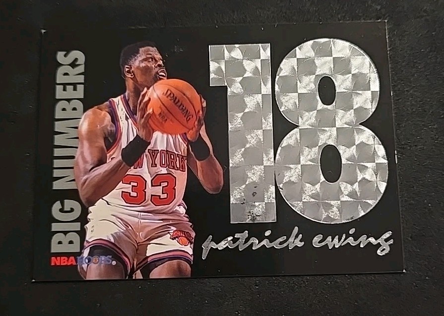 1994-95 NBA Hoops Big Numbers Patrick Ewing #BN4 HOF