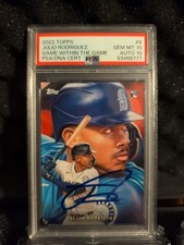 2022 Topps Julio Rodriguez Game Within The Game Auto PSA 10 10 Rookie LOW POP 📈