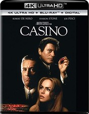Casino 4K Ultra HD Blu-ray - Blu-ray By Robert De Niro - GOOD