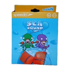 SPEEDO UNISEX JUNIOR KIDS ROLL UP ARMBANDS CHILDREN 2-12 YEARS SWIMMING ORANGE