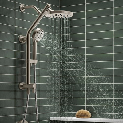 #ad Kohler Hydrorail Shower System 3 in 1 Multi Function Complete Set Brushed Nickel $74.99