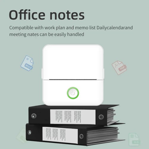 Tragbarer Mini-Etiketten-Thermodrucker Ausdauer Bluetooth HD Bilddrucker Kind DE - Afbeelding 5 van 9