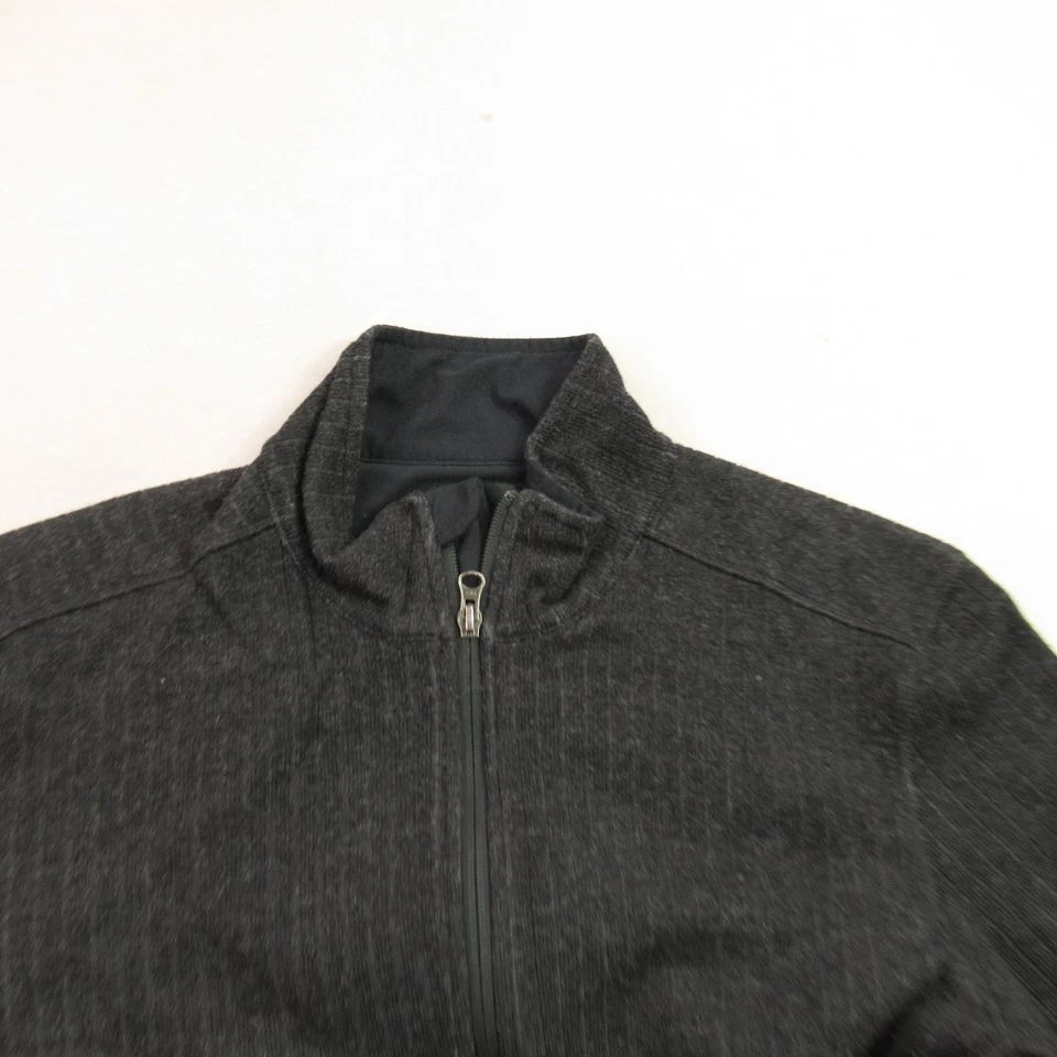 Prana Jacket Womens Medium Long Sleeve Full Zip Pockets Lightweight Casual Gray - Image 2 of 4