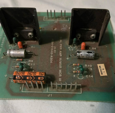 Bally Midway MCR III Dual Power Amp w/ mxr PCB ORIGINAL works