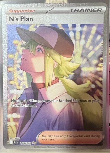 N's Plan SAR 170/086 SV11B Black Bolt Englisch Pokemon TCG