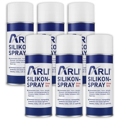 Silikonspray 6x 400ml Schmiermittel Schmierstoff Tür Dichtung Gummi Gleitmittel - Bild 1 von 4