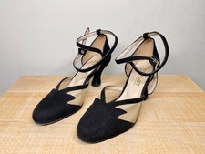 Merlet Ballroom Dance Shoes, Color: Black , Size: 38, Lightly Worn