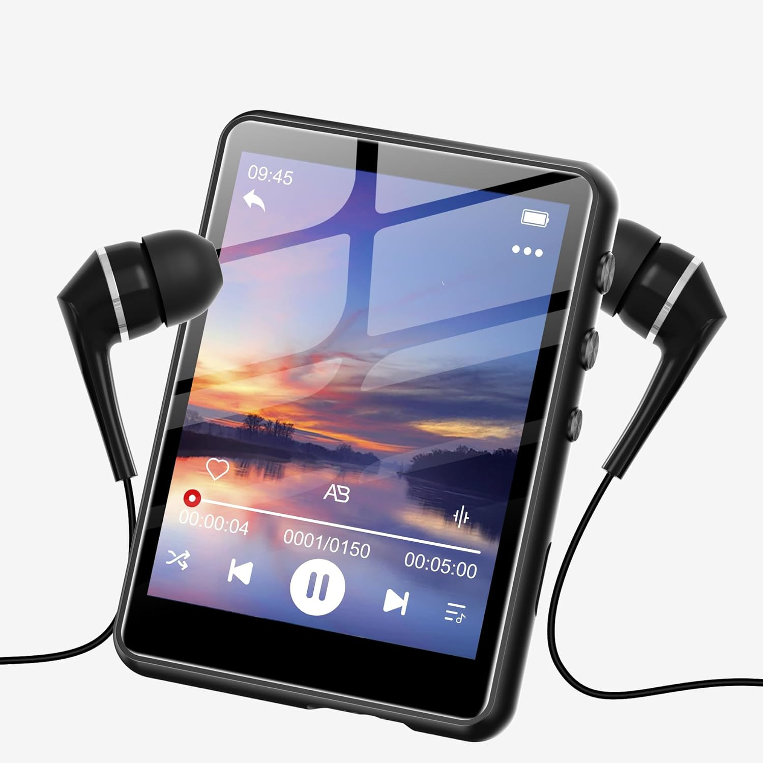 Lettore MP3 128GB Bluetooth 5.3 Lossless HiFi Touch Screen 2.4"