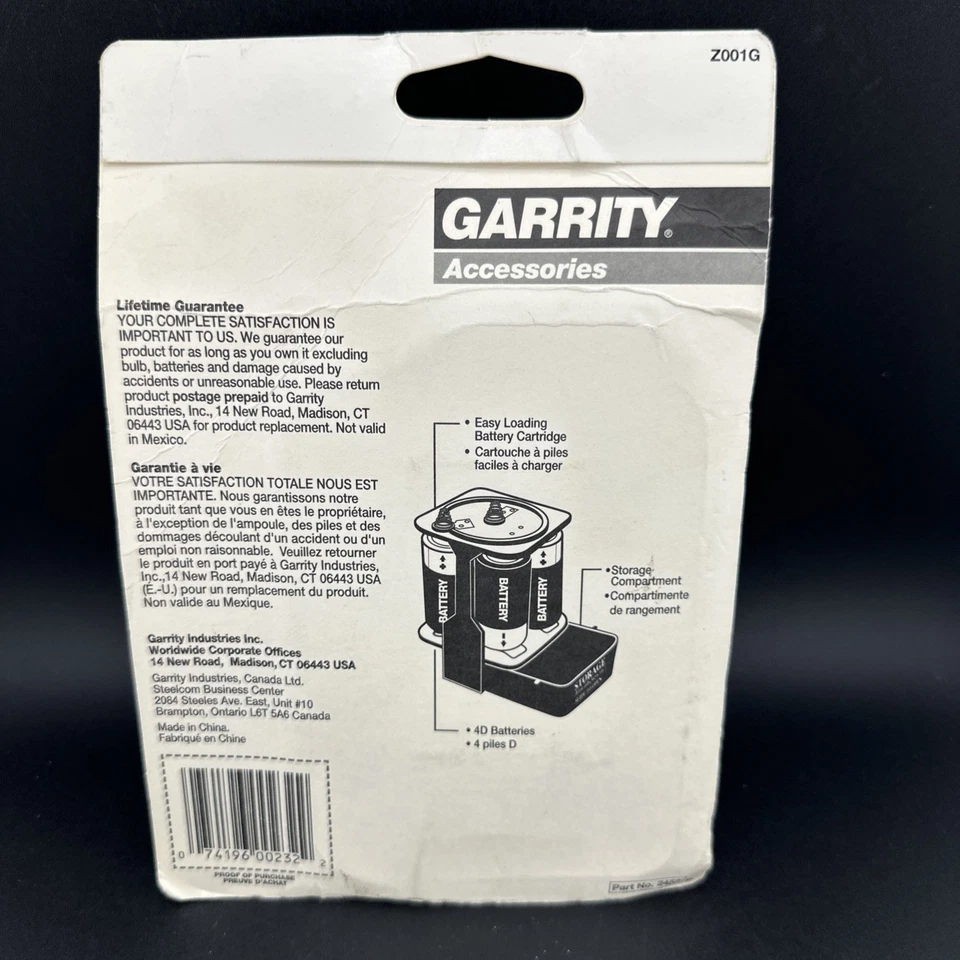 Convertidor de batería Garrity 6V baterías tamaño 4D #Z001G nuevo stock antiguo Z001G #2452 Foto 3 de 4
