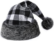 Personalized Santa Hat for Adults Custom Name Super Soft Plush Christmas Gift