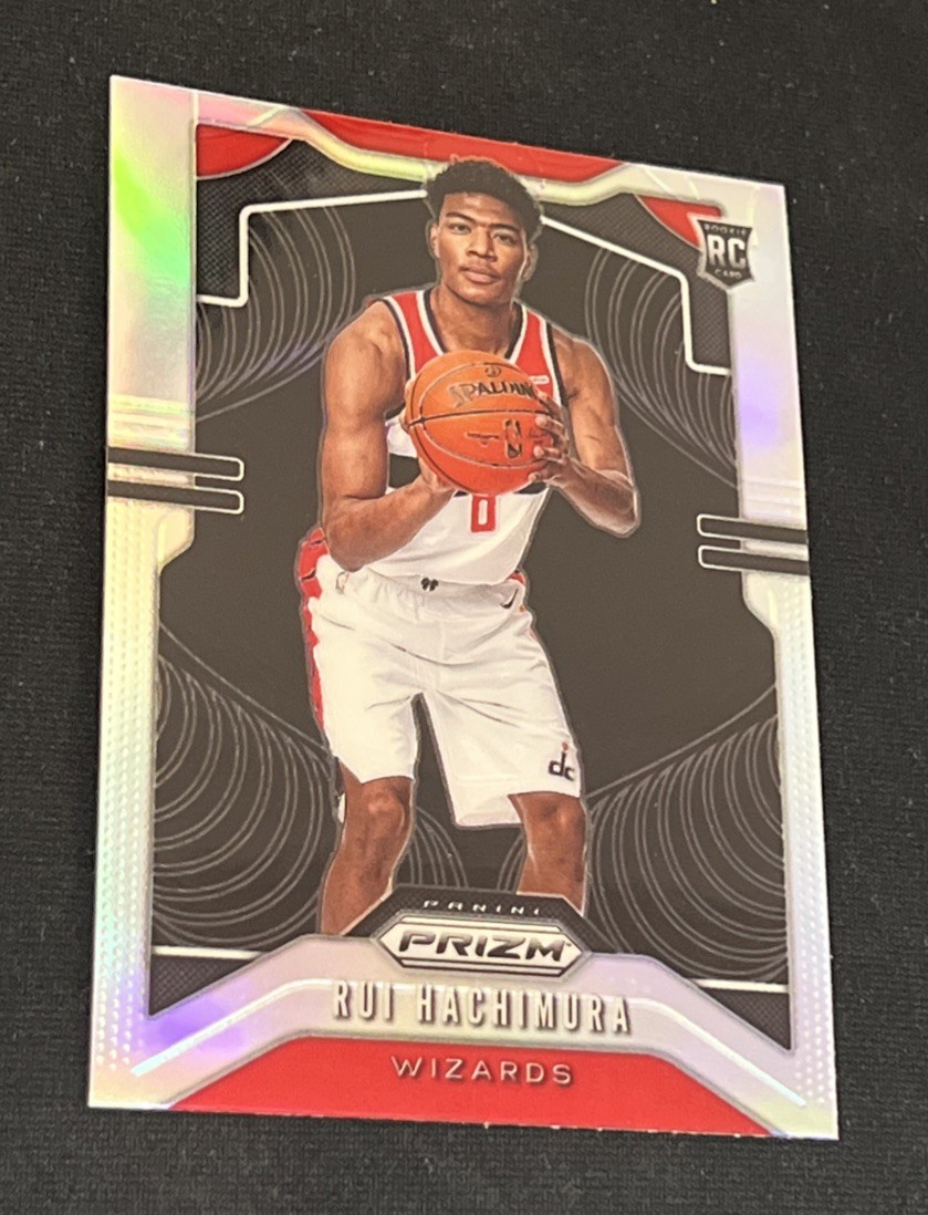 2019-20 Panini Prizm Rookie Silver Prizm Rui Hachimura #255 Rookie RC Wizards