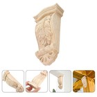 2Stücke European Carved Wooden Corbel For Corner Decoration Traditional Style