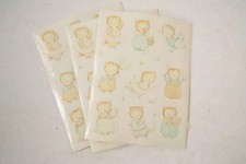 Vintage 80s 90s Hallmark Sticker Cats Butterfly stickers 1989, 3 sheets