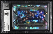 BAS 2023 Panini Prizm WWE Ice Prizm Roxanne Perez #39 BGS Authentic Auto 3hd