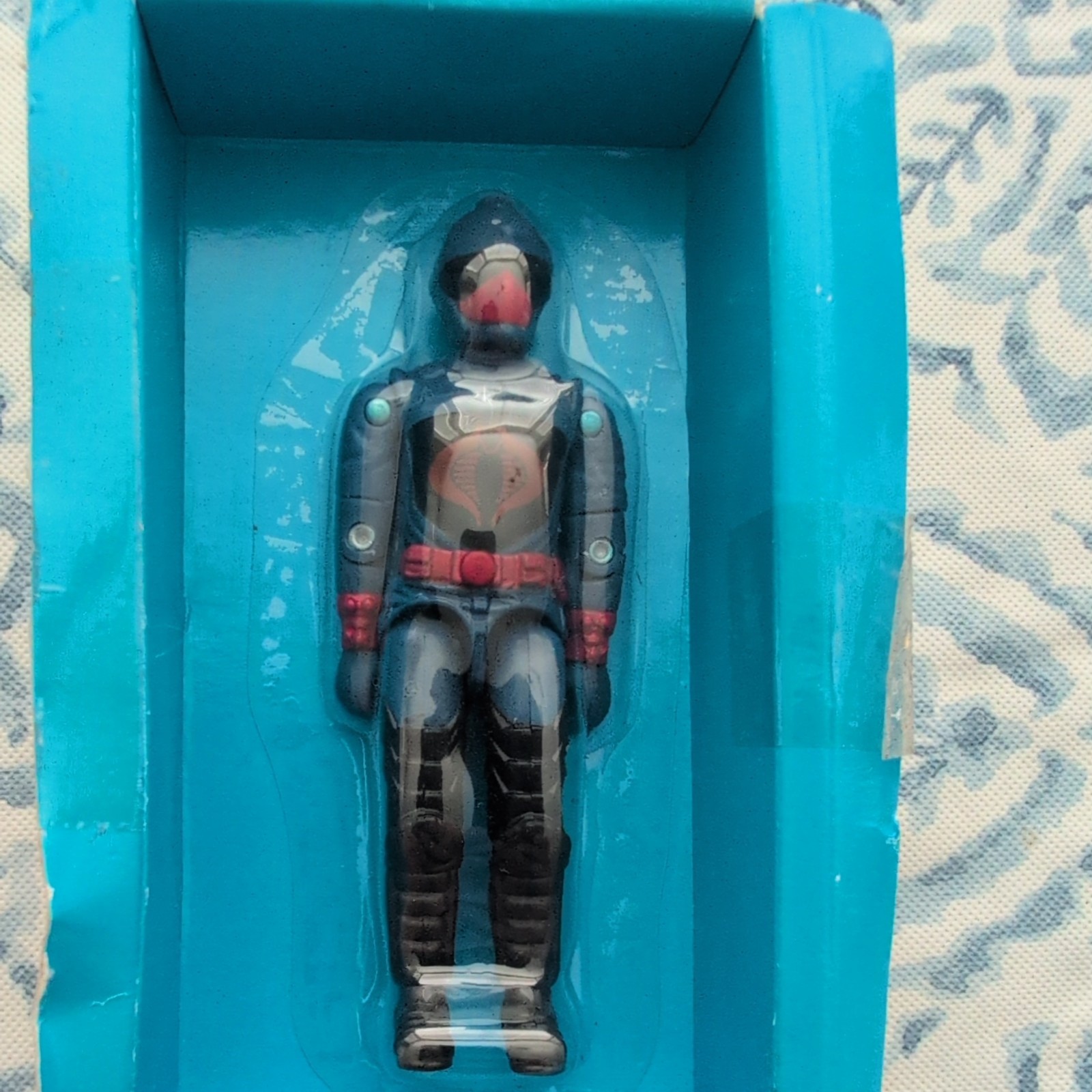 1x 2000 HASBRO GI JOE COBRA RIP IT v1 HISS III FIGURE Mint in sealed bubble. 