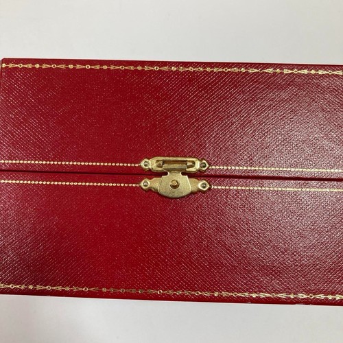 Orologio Cartier vuoto originale cassa scatola rossa con libretto - Foto 10 di 11