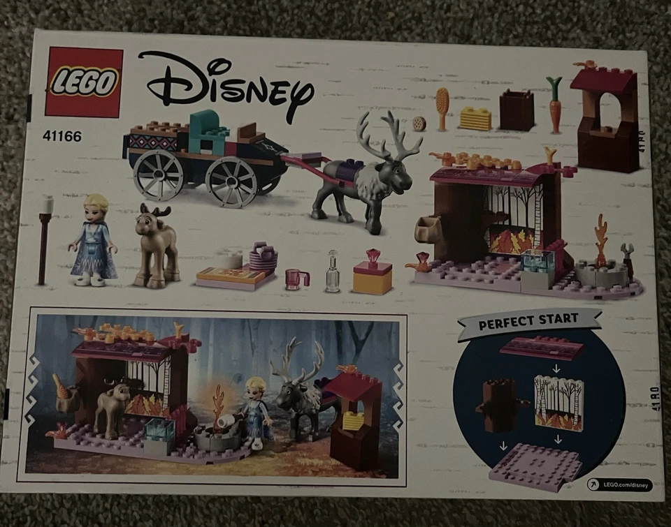 *SELLADO* JUEGO COMPLETO LEGO DISNEY ELSAS WAGON ADVENTURE Foto 4 de 4