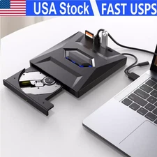 External CD DVD Drive USB 3.0 Writer Burner Player for PC Laptop Windows 11 10
