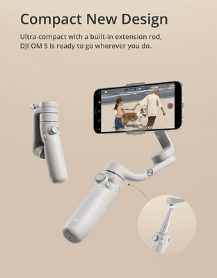 DJI OM 5 Athens Gray グレー DJI OM 5 Motorized Handheld Smartphone Gimbal Stabilizer
