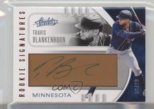 2021 Panini Absolute Tan Leather 56/99 Travis Blankenhorn #110 Auto 07po