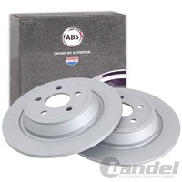 2X A.B.S. Bremsscheiben 316Mm Hinten Passend FüR Ford Galaxy S-MAX Ford USA Edge