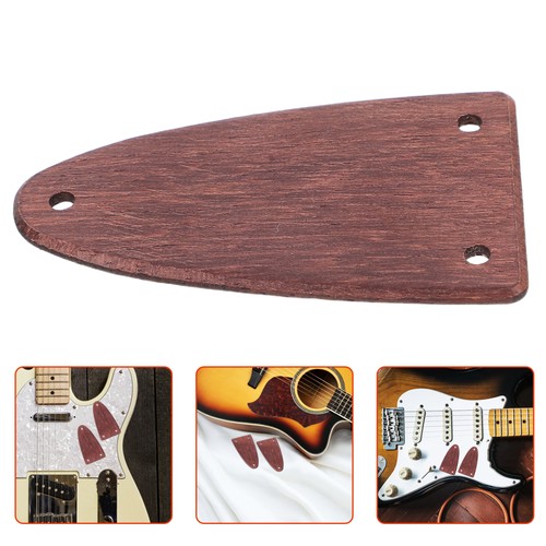 2Pcs Guitar Truss Rod Covers 3 Holes Wooden Electric Guitar Truss Rod Covers - Picture 2 of 12