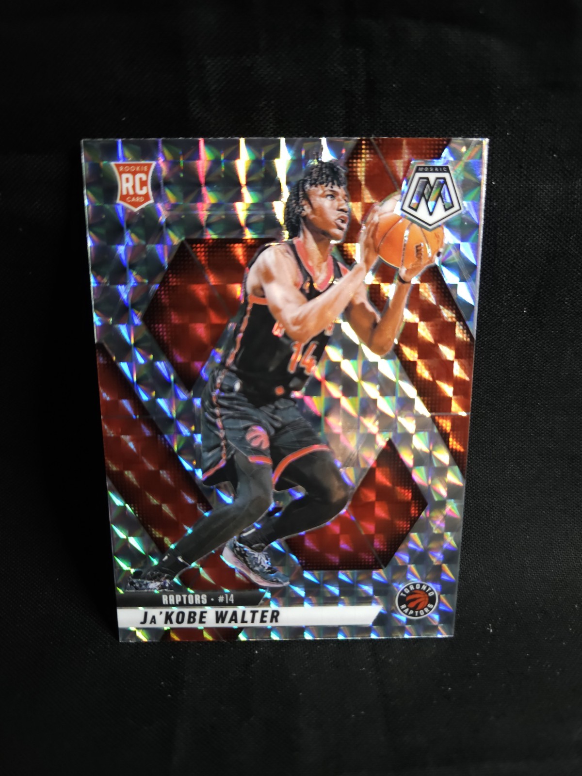 2024-25 Mosaic Basketball #234 JaKobe Walter Mosaic Prizm RC