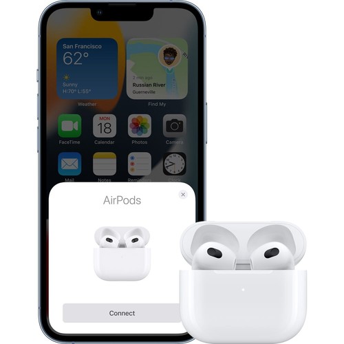 Apple AirPods avec étui de charge Lightning 3ème génération MPNY3AM/A - Photo 7 sur 7