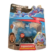 NEW MR BEAST LAB STRETCHY HEROES SQUISHY HYPERCHARGED PANTHER BLUE