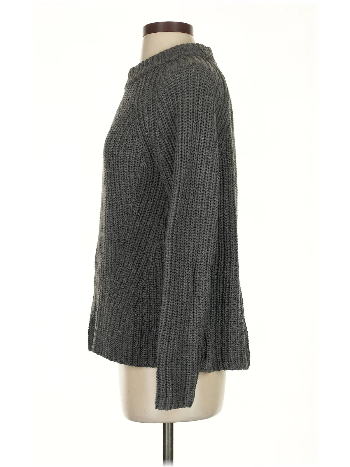 GOODTHREADS Women Gray Turtleneck Sweater S - image 4