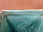 Vintage NM Nelson McCoy Pottery Aqua Gloss Square Gazelle Palm Tree Planter 5 ¼" — photo 6