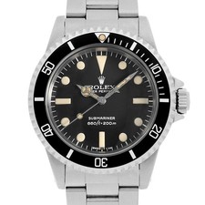 Rolex ROLEX SUBMARINER 5513 black Lollipop Dial All Tritium 60 Number antique mens