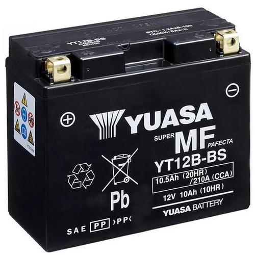 Batterie YUASA YT12B-BS Ducati Monster 1200 17- Ab 12VOLT 10.5AH - 150X69X130MM