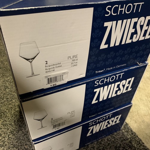 Schott Zwiesel Fine Beaujolais Set of 8 Goblet Wine Glasses NEW!! - Picture 4 of 6