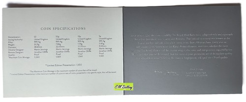 Großbritannien -Silber Britannia 4 Coin Set 2023 - OVP - Bild 13 von 16