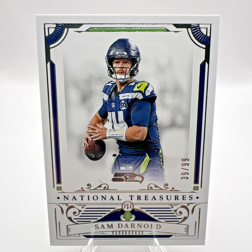 Sam Darnold #70 2025 Panini National Treasures card
