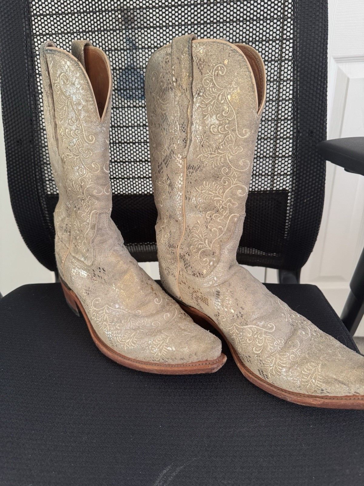 Lucchese Stone Python Women’s Size 11B - image 2