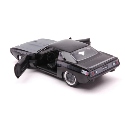 PLYMOUTH BARRACUDA 440 COUPE 1969 "FAST & FURIOUS 7" BLACK 1:32 Jada Toys Movie - Imagen 2 de 4