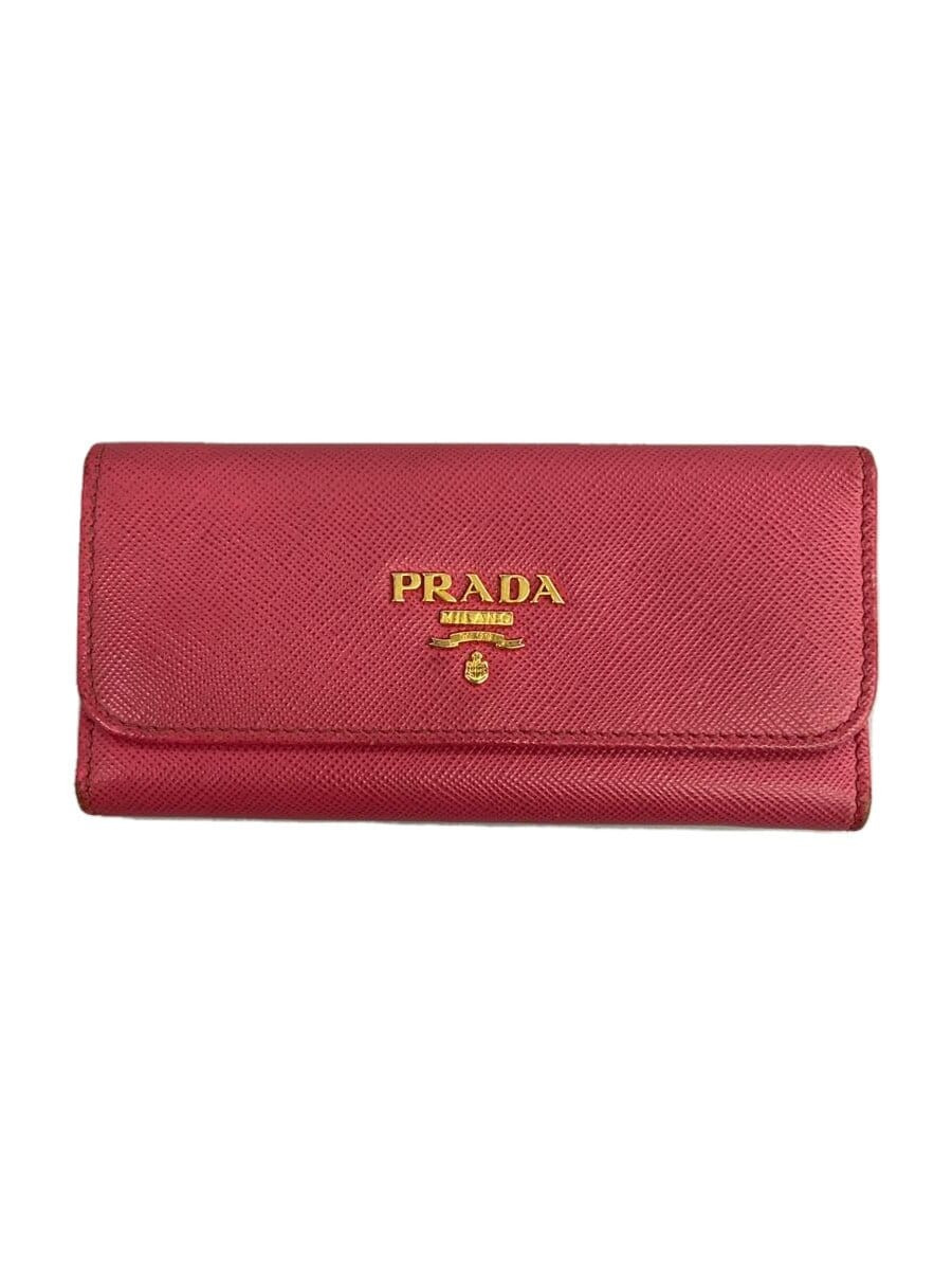 Prada Leather Key Case in Pink for Women