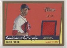 2016 Heritage High Number Clubhouse Collection Relics Gold 64/99 David Price s7f