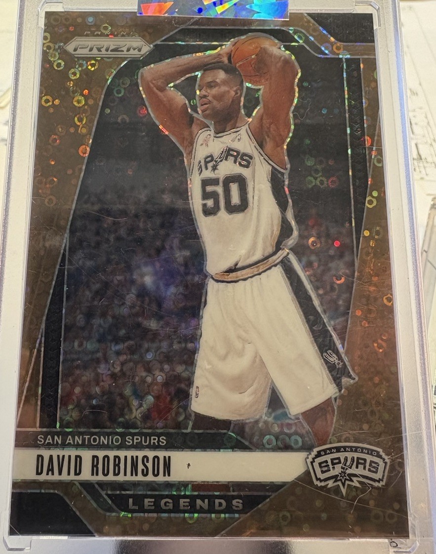 DAVID ROBINSON 2021-22 PANINI PRIZM FAST BREAK DISCO BRONZE PRIZM 11/20 SPURS