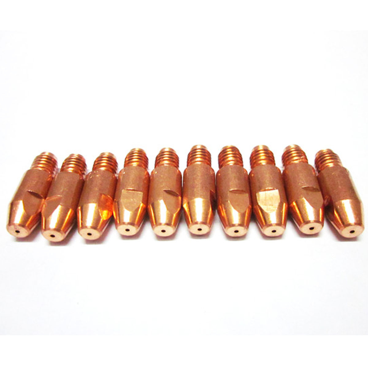 8Pcs Conductive Nozzle Tips For 36KD Welding Equipment – 0.8/1.0/1.2mm Sizes