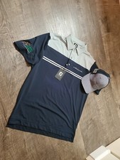 Fj Footjoy hawaii exclusive Hokulia Mixed Plate golf polo Shirt M Hat Cap Lot